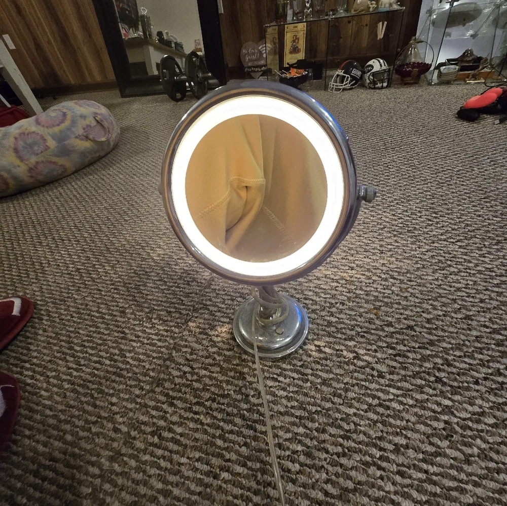 Silver Vanity Mirror